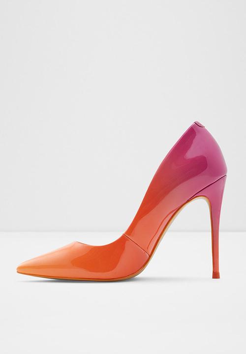 ALDO - Stessy court heel - orange & pink