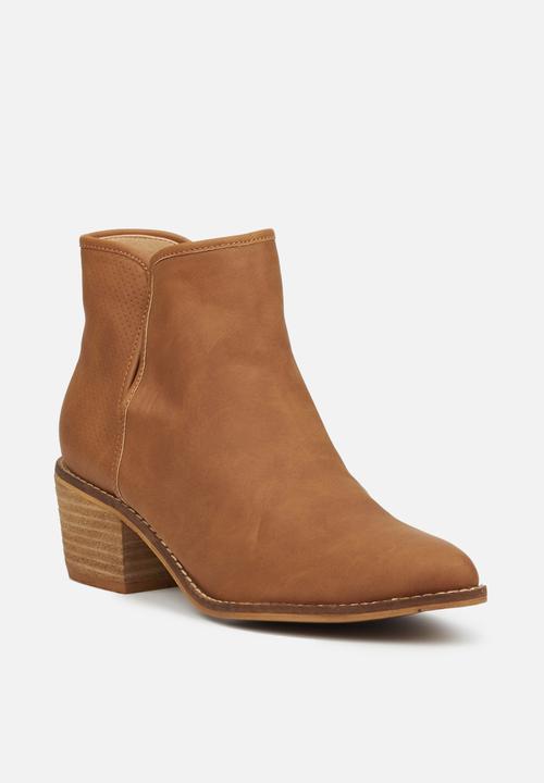 Miss Black - Cooper1 ankle boot - tan