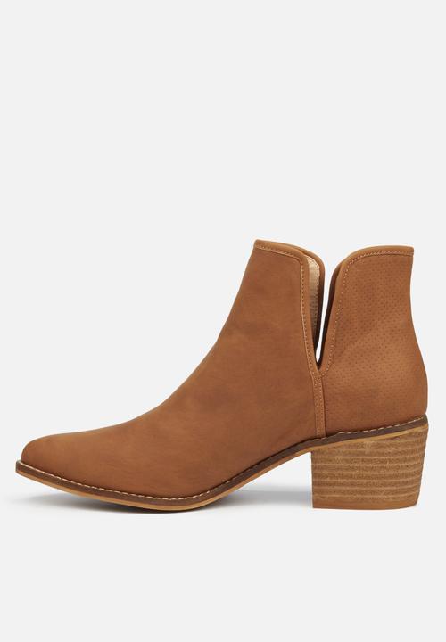 Miss Black - Cooper1 ankle boot - tan