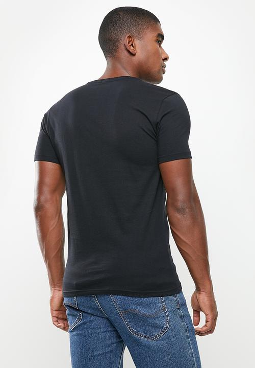 POLO - Men logo short sleeve tee - black