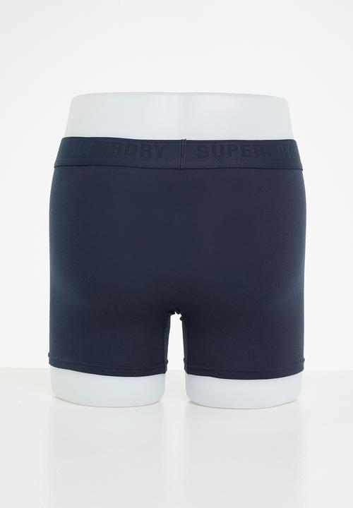 Superdry. - Boxer multi triple pack - richest navy