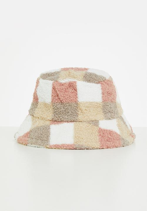 Superbalist - Colourblock sherpa bucket hat - multi