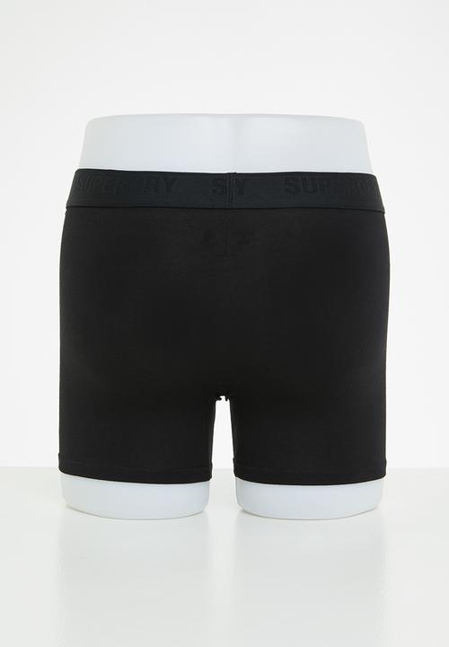 Superdry. - Boxer multi triple pack - black