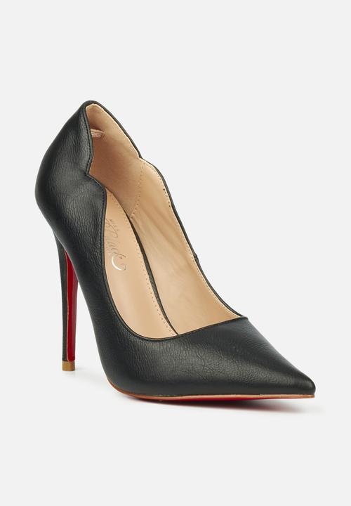 Miss Black - Lou9 court heel - black