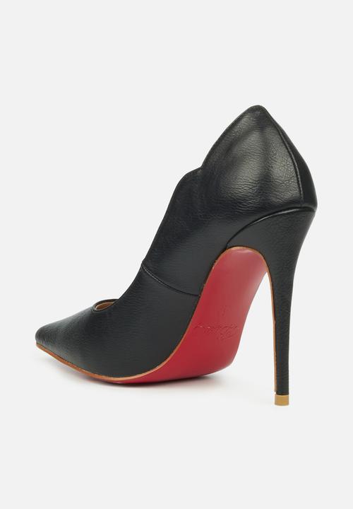 Miss Black - Lou9 court heel - black