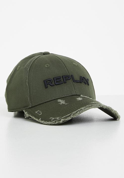 Replay - Logo peak cap - olive
