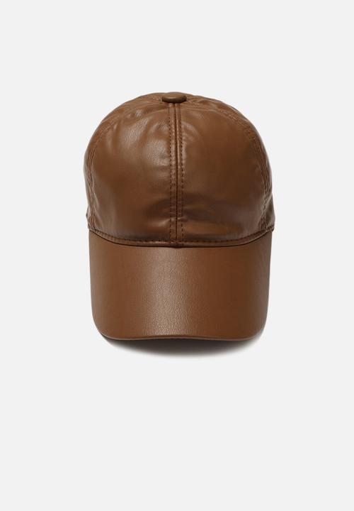Trendyol - Pu peak cap - brown