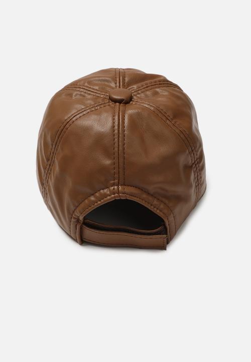 Trendyol - Pu peak cap - brown