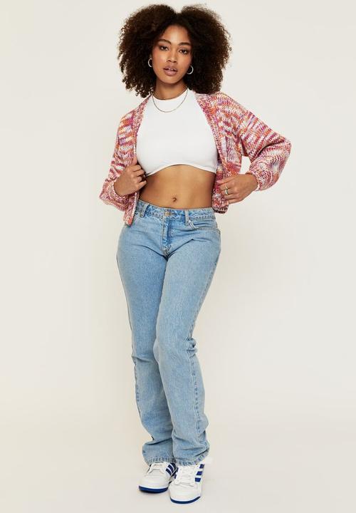 Supré  - Ellie multicolour knit cardigan - pink