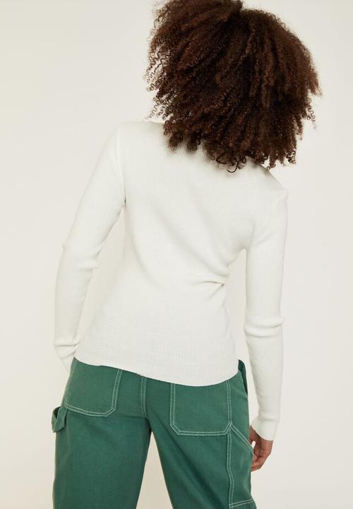 Supré  - Honor wrap knit top - winter white