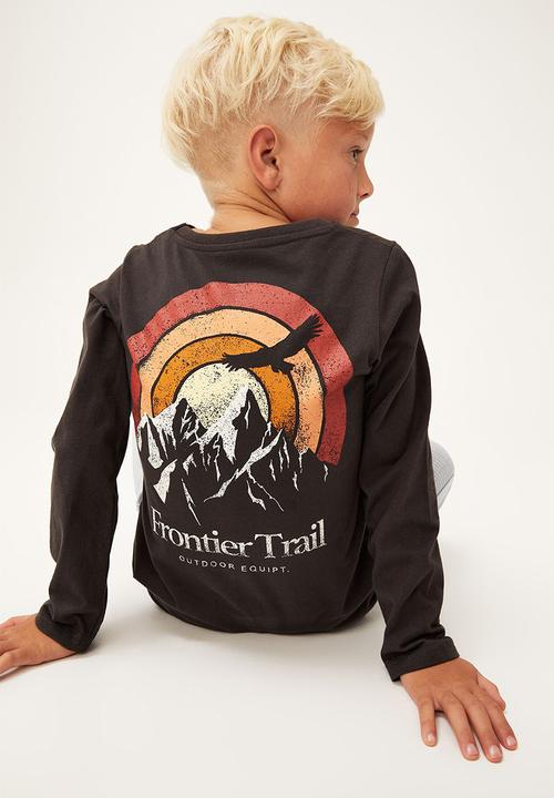 Cotton On - Max long sleeve tee - phantom/frontier trail