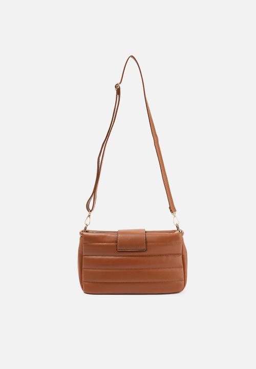 Trendyol - Bold buckle shoulder bag - brown