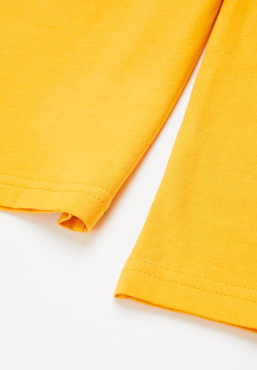 POLO - Boys classic long sleeve tee - yellow