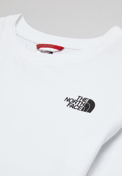 The North Face - Short sleeve simple dome cropped tee - white