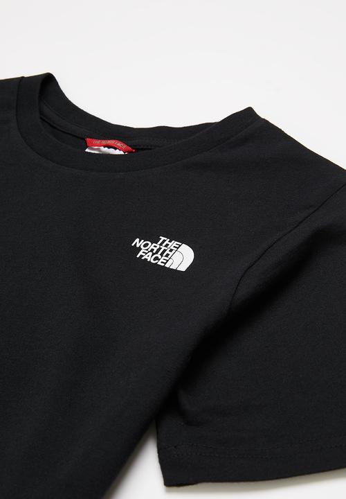 The North Face - Short sleeve simple dome cropped tee - black