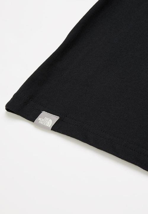 The North Face - Short sleeve simple dome cropped tee - black