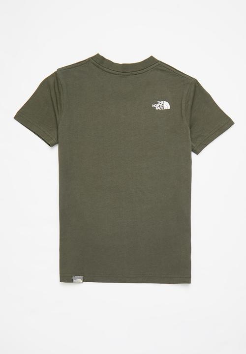 The North Face - Short sleeve simple dome tee - taupe green