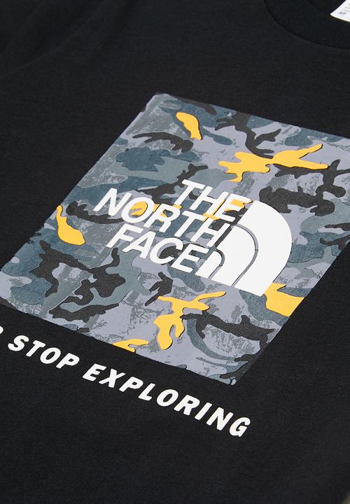 The North Face - Short sleeve box tee - tnf black-summit gold tnf camo print