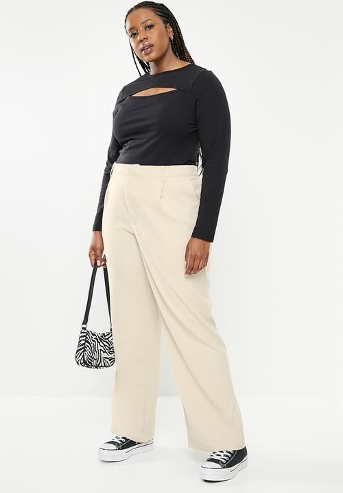 Cotton On - Curve blake pant - stone