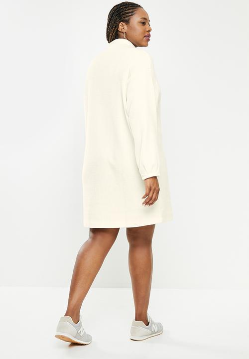 MANGO - Plus dress antonela - cream