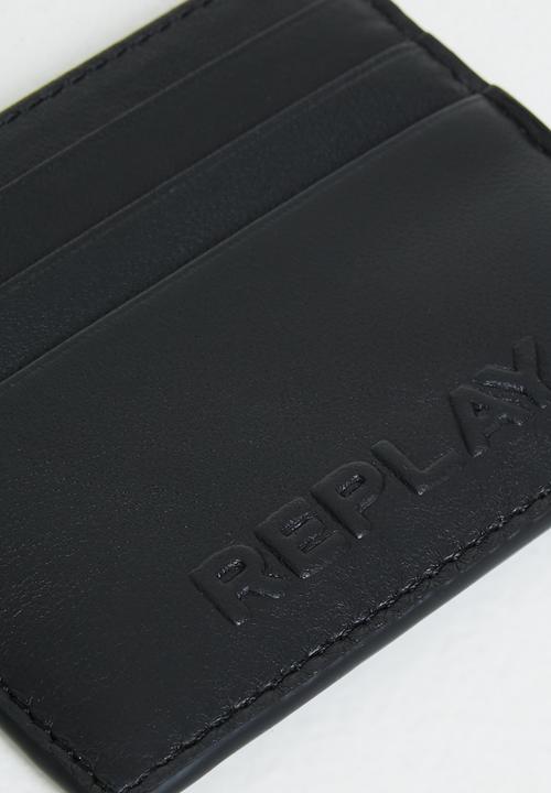 Replay - Plain cardholder - black