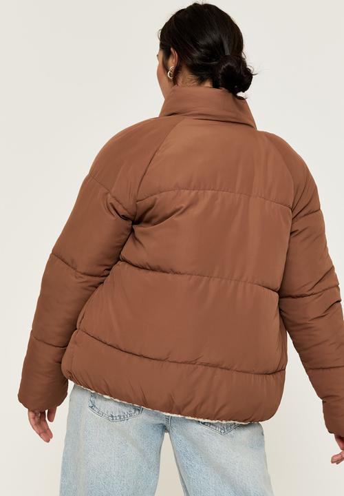 Supré  - Adele reversible puffer jacket - choc malt/cookies & cream
