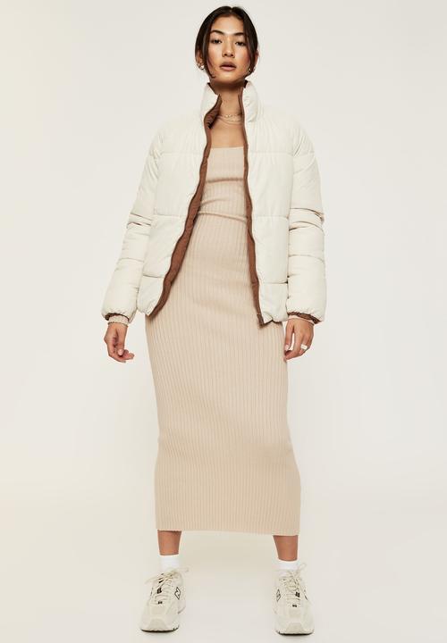 Supré  - Adele reversible puffer jacket - choc malt/cookies & cream