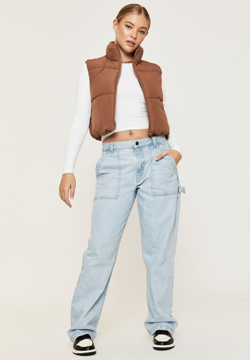Supré  - Cher puffer vest - choc malt