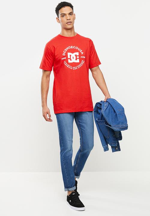 DC - Dc star pilot short sleeve - racing red