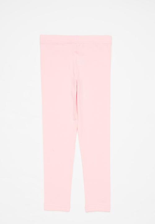 Pop Candy - Girls 2 pack legging - pink & grey