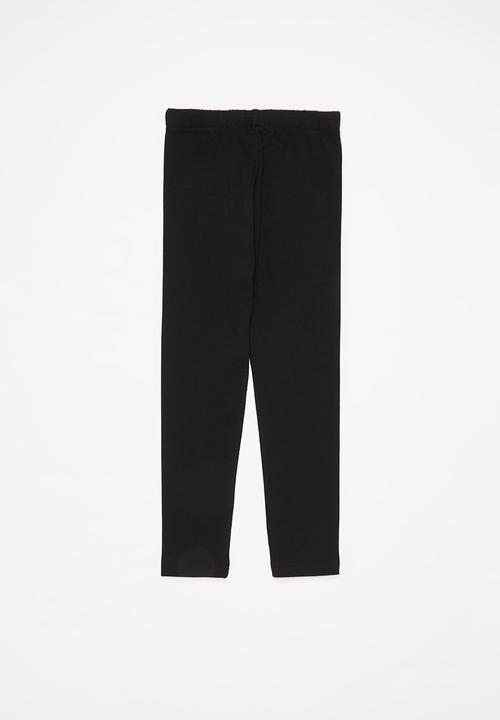 Pop Candy - Girls 2 pack legging - black