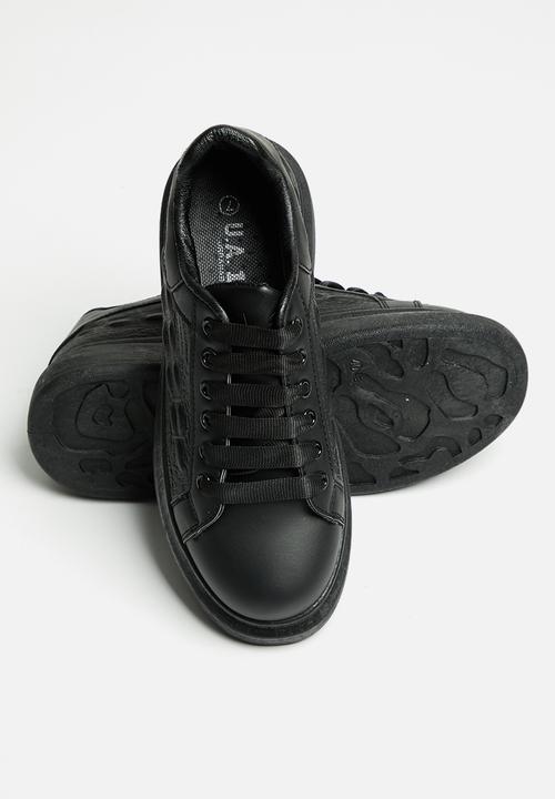 UrbanArt - Ditch 1 wax sneaker - black