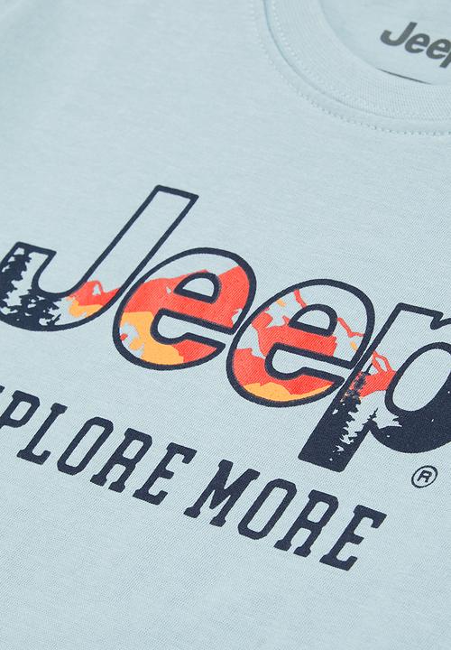 JEEP - Basic print graphic tee - grey 