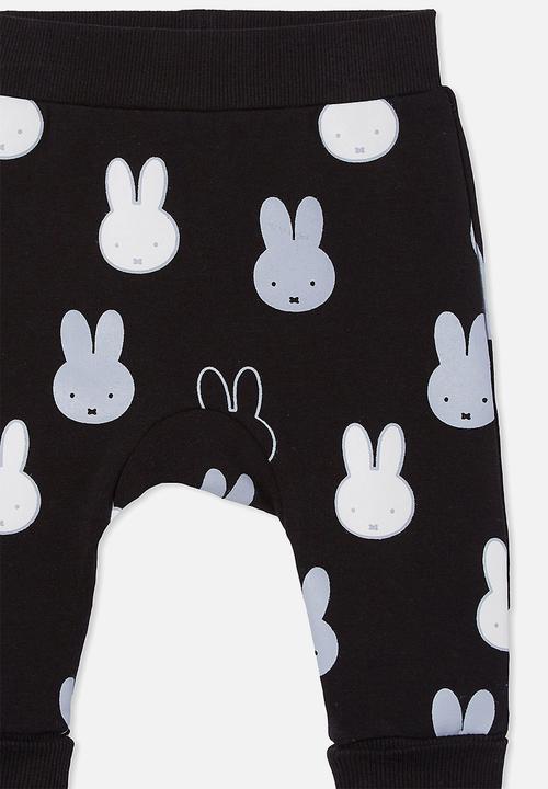 Cotton On - Peta trackpant - lcn - lcn mif black/mono miffy