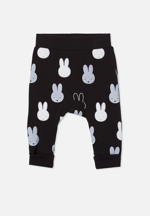Cotton On - Peta trackpant - lcn - lcn mif black/mono miffy