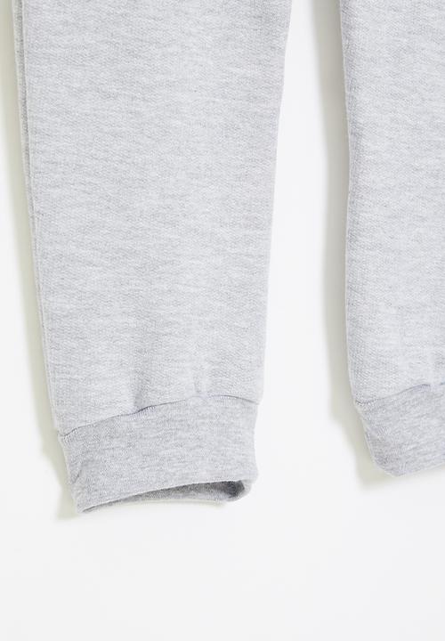 Superbalist Kids - Boys smiley jogger - grey 