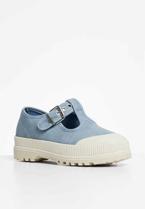 Tom Tom - Chunky mary jane - petrol blue