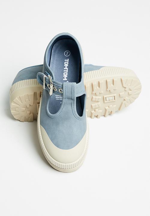 Tom Tom - Chunky mary jane - petrol blue