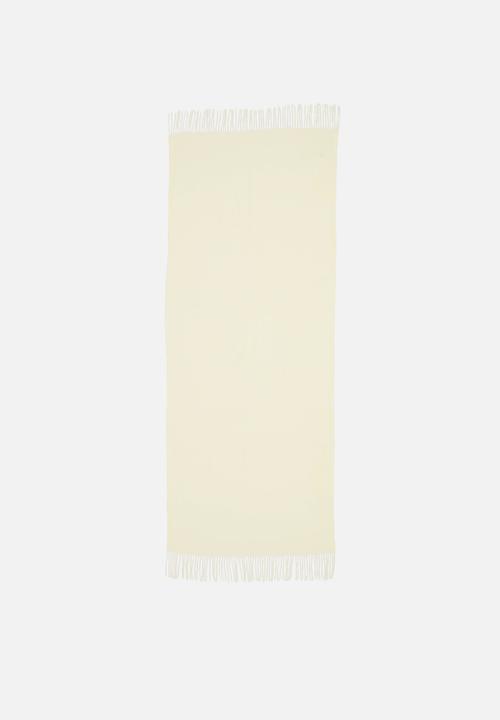 edit - Tassel blanket  scarf - cream