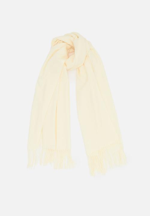 edit - Tassel blanket  scarf - cream