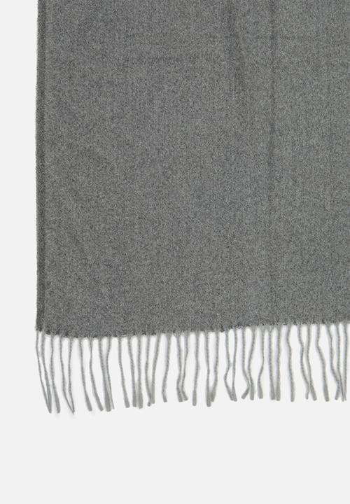 edit - Tassel blanket  scarf - grey