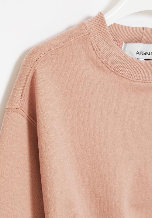 Superbalist - Printed sweat top - dusty pink