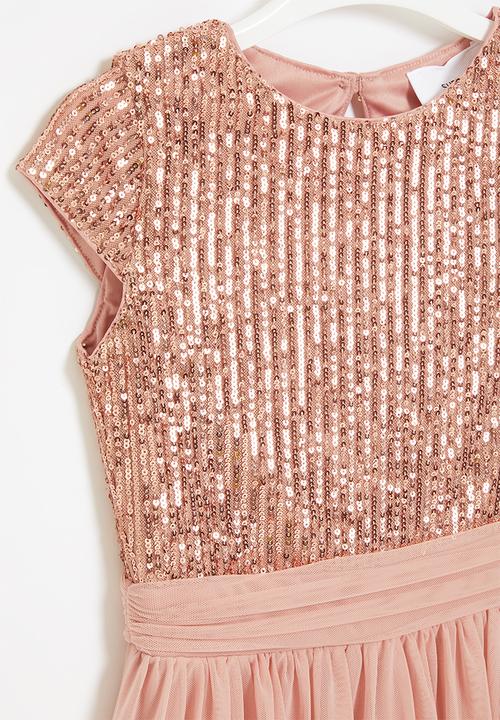 Superbalist - Combo sequin dress - pink