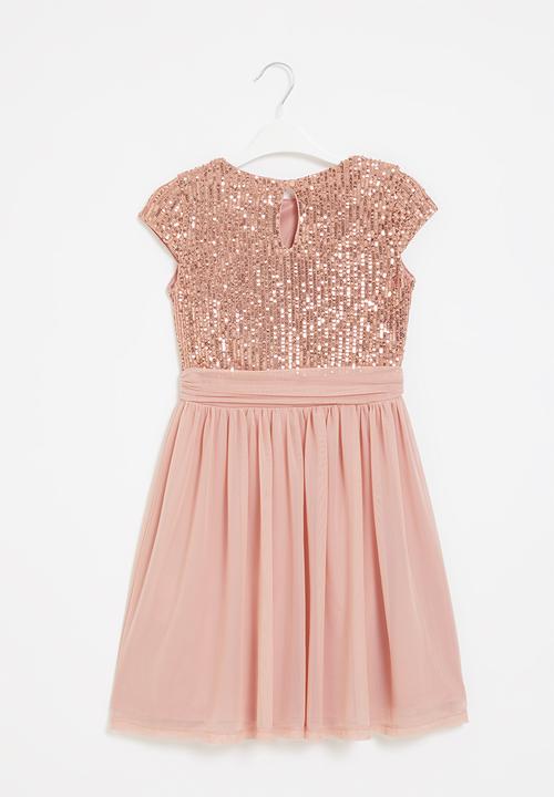 Superbalist - Combo sequin dress - pink
