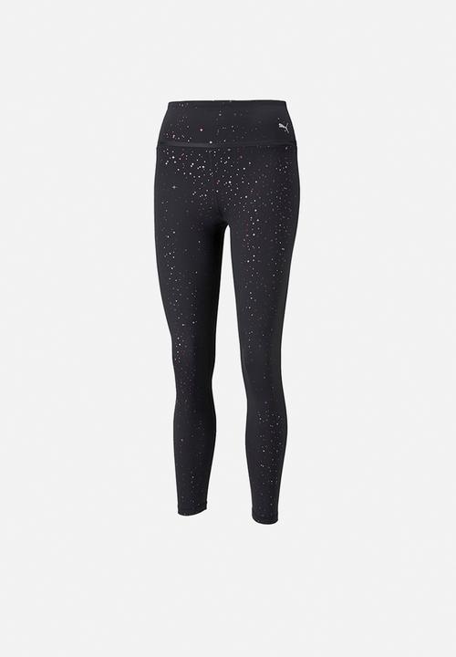 PUMA - Stardust crystal high waist 7/8 tights - puma black/stardust print