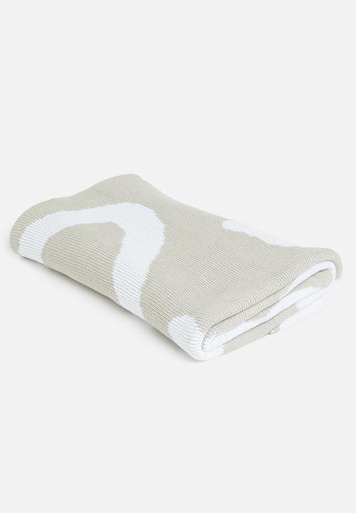 Sixth Floor - Penny cotton throw - light grey