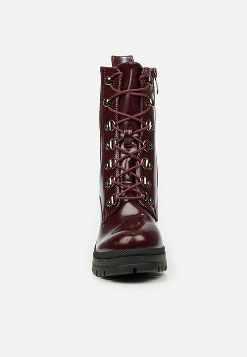 Rock & Co - Genesis 1 lace up ankle boot - burgundy