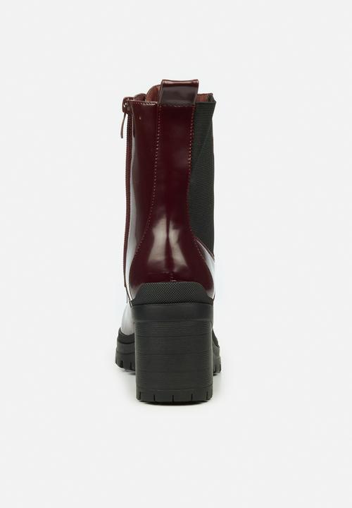 Rock & Co - Genesis 1 lace up ankle boot - burgundy