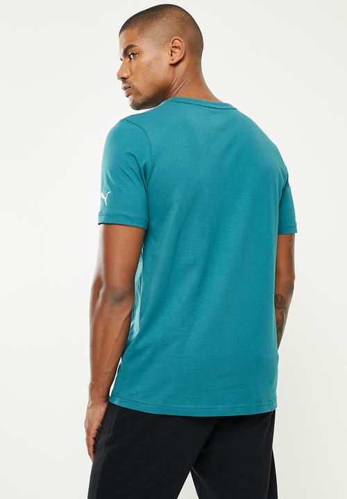 PUMA - Mercedes F1 Logo Tee - Bue 