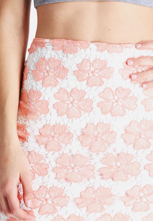 Glamorous - Floral Lace Skirt